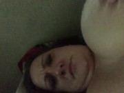 Lotion on my nipples