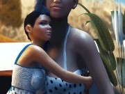 Big Boob Teen Grows into a Giantess - Height Comparison Breast Expansion