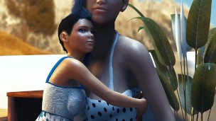 Big Boob Teen Grows into a Giantess - Height Comparison Breast Expansion