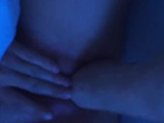 Man's foot inside my pussy