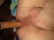 She pegs my ass good and deep, pegging fun 9/16