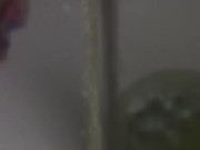 Pissing in the toilet