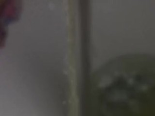 Pissing in the toilet