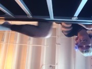 Goth Femdom smelly sweaty sock and feet floor POV 5/16
