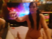 3 alternative couples holding a orgy with 3 blowjobs next to each other. 9/16