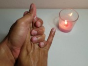 Hand Fetish with Lotion and Massage Super Moist