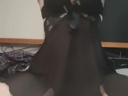 Playing with my wet pussy in lingerie