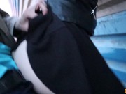 Real Public Sex Near The Railroad | CUM IN PANTIES 10/16
