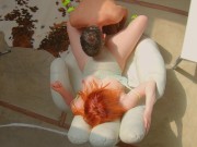 I LOVE this PALE CURVY BODY REDHEAD BIG TITS TEEN BITCH and FUCK Her HARD 6/16