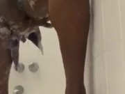 Big dick in shower