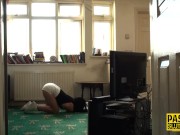 Bound submissive throated 1/16