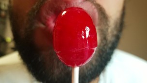 Licking and Sucking a Lollipop Like I'm Eating Pussy JUICY