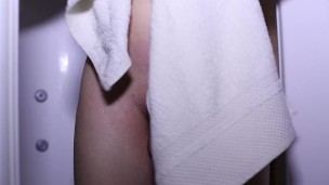 Naked guy after shower