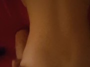 Roommate gives college babe rough pounding 2/16