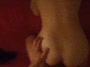 Roommate gives college babe rough pounding 3/16