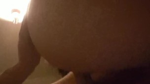 Roommate gives college babe rough pounding