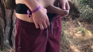 Straight 18yo boy try to pee piss in public