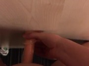 Rubbing my smooth pussy on your dick