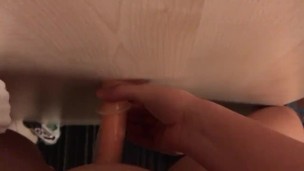 Rubbing my smooth pussy on your dick