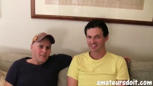 AmateursDoIt - Sexy studs Neil and Joel swap head with hot deepthroating