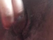 ChyTooWet playing with her big clit