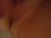 Stupid bunny fucks herself