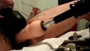 Ftm cumming hard on fucking machine (me!)