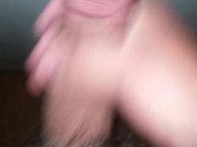 Jerking Off in Front of My Mirror, Good Cum Leakage