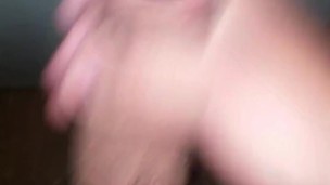 Jerking Off in Front of My Mirror, Good Cum Leakage