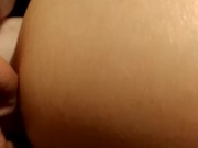 Stuffing FAT COCK into BIG OILED UP ASS + Pussy 6/16