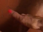 Hot slut fingering and tasting her cum