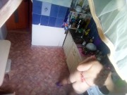 Naked washing dishes and stepson on her - MyNakedStepmother 11/16