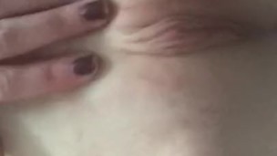 lonely slut plays with her pussy