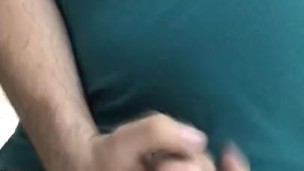 Dripping Cumshot Jerking Off in Work Bathroom