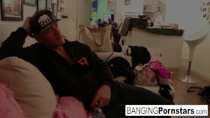 Pornstar Romi gets a good fucking after her photo shoot