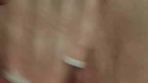 Enjoying pleasure by squeezing my nipples and massaging my clit and pussy.