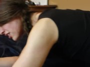 Playing with her big pink dildo in her white tabi socks 15/16