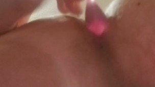 Straight guy uses dildo in ass and cums quick