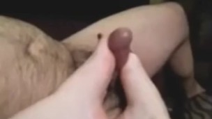 Random Footjob From Chubby High Arched Feet
