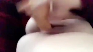 Ms.RavenWood takes an 11inch Dildo