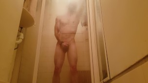 Me myself and I - solo straight male in shower