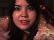 Asmr tickling you with fur gloves rolwplay