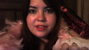 Asmr tickling you with fur gloves rolwplay