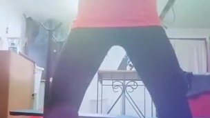 Working out hard