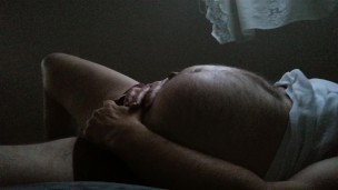 pregman with huge belly and contractions