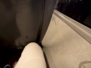Risky public blowjob in the double-decker city bus 2/16