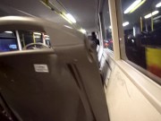 Risky public blowjob in the double-decker city bus 6/16