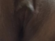 Ebony Milf Closeup Trying To Rub One Out Again
