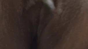 Ebony Milf Closeup Trying To Rub One Out Again