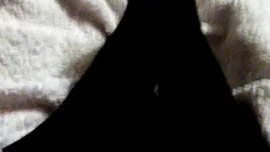 Asmr my feet with black stockings